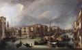 The Grand Canal with the Rialto Bridge in the Background Canaletto Venice